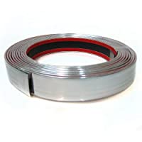 Autohobby 30 mm x 5 m Moldura cromada universal flexible autoadhesiva plástico Tuning Styling cromo